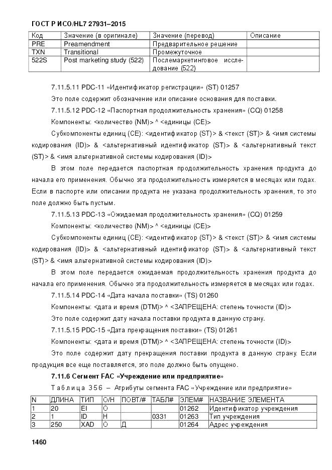 ГОСТ Р ИСО/HL 7 27931-2015, страница 1467